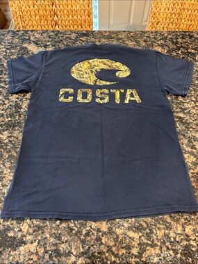 Costa Gildan Navy Crewneck T-shirt